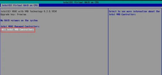 Intel Virtual RAID配置 -配置riad0