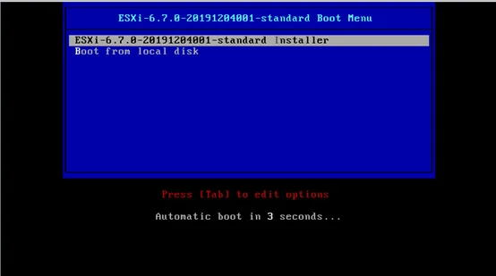 VMware 6.7系统安装步骤1
