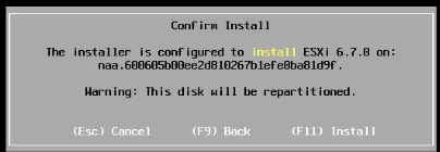 VMware 6.7系统安装步骤9