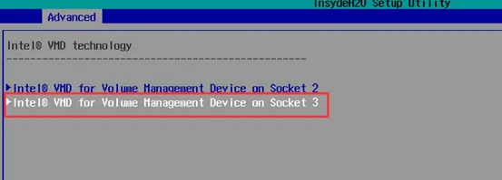 Intel Virtual RAID开关9